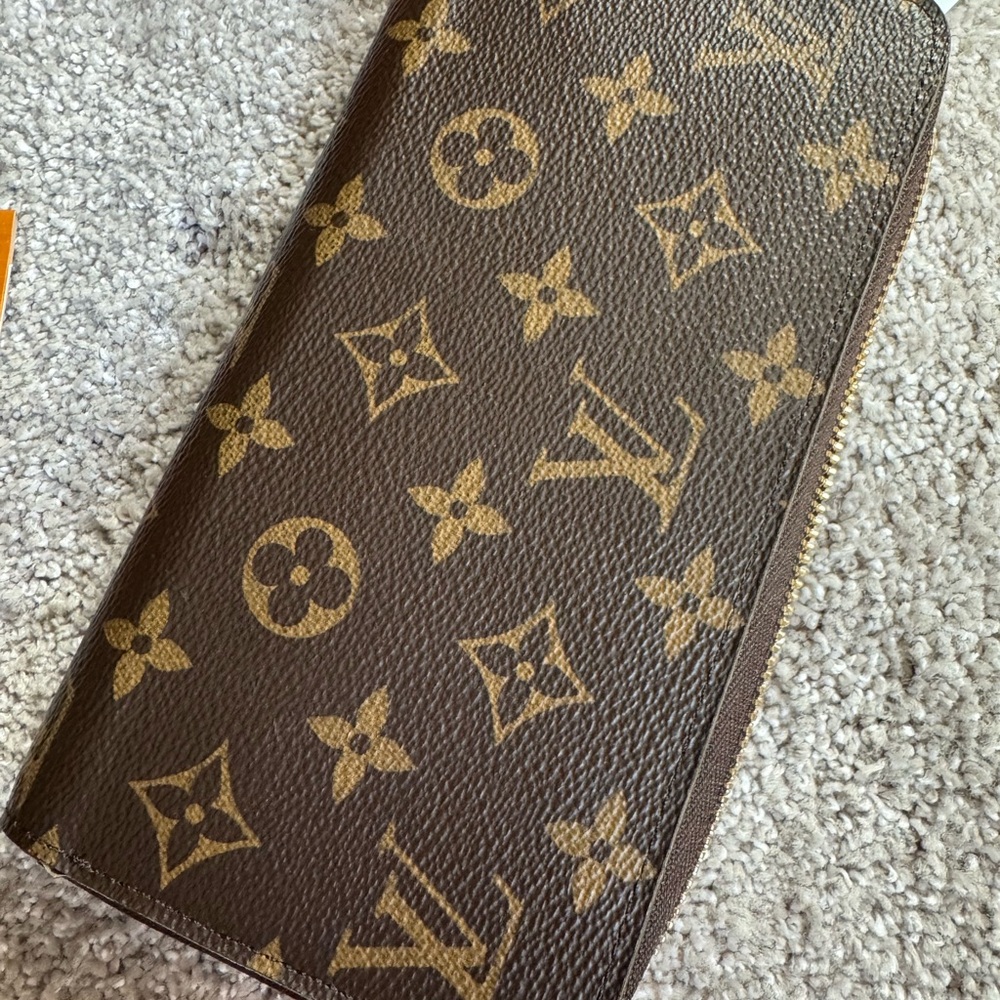 LV zippy monogram wallet rose ballerine pink logo Louis Vuitton canvas long - Picture 4 of 10